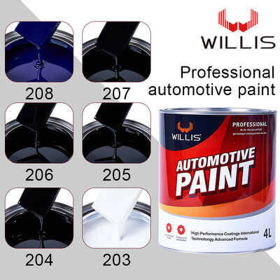 Pintura automática de alta qualidade 2K Seca rápida e fácil de aplicar Corpo automático por atacado Revestimento líquido de automóveis Resina acrílica baseada em cor sólida