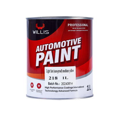 Fábrica de suprimentos Auto Refinish Repair Paint 2K Amarela Média Acrílico Liquid Coating Bacecoat Top Coat Car Spray Paint Colors