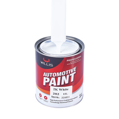Venda Quente 1K 2K Solid Base Branca de Automóveis Tinta de Carro Revestimento Líquido Fábrica de Automóveis Metal Plástico Refinar Principalmente Resina Acrílica