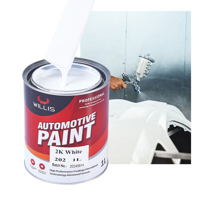 Venda Quente 1K 2K Solid Base Branca de Automóveis Tinta de Carro Revestimento Líquido Fábrica de Automóveis Metal Plástico Refinar Principalmente Resina Acrílica