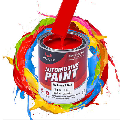 Manufacturer Supplies Factory OEM Auto Car Paint Good Price Hot-Selling 2K 2K Red Liquid Coating Multiple Colors