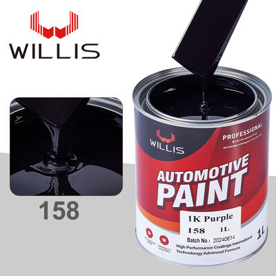 Tinta Automotiva Willis 1K Resina Acrílica Roxa Base para Repintura Líquida Aplicação em Spray Cor Sólida para Repintura Automotiva