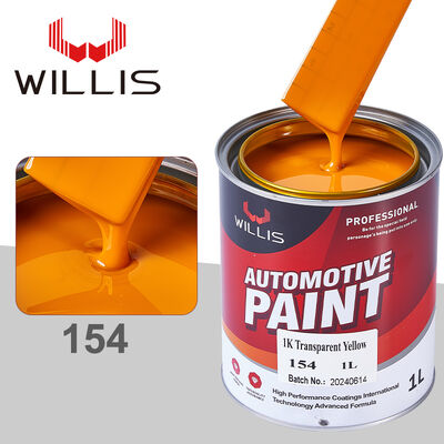 Revestimento Automotivo Acrílico em Spray 1K Base WILLIS para Acabamento de Carros e Barcos, Revestimento Plástico Modelo 154 Líquido à Base de Pigmento