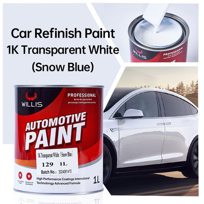 1K Transparente Branco Reparação Automóvel Revestimento Líquido Alto Desempenho Eco Amigável Resina Acrílica Carro Revestimento Plástico MSDS