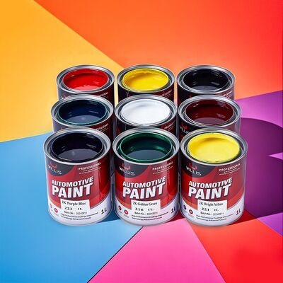 1K Transparent Yellow  Factory direct sales ultra-low price spray paint one-component acrylic resin liquid car repair paint