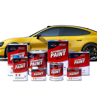 1K Liquid Acrylic Resin Automotive Repair Spray Paint Olive Green Car Paint with Body Filler Thinner for Cars