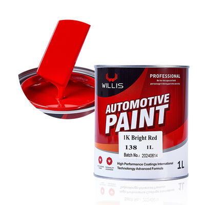 Tinta Automotiva de Venda Quente Fornecida pela Fábrica 2K/1K Cor com Tinta de Revestimento Transparente Massa de Preenchimento de Carroceria