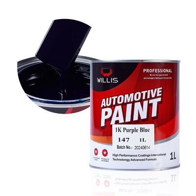 Willis 1K Auto Refinish Basecoat Solid Purple Blue Acrylic Resin Coating Putty Paint Automotive Coating da China