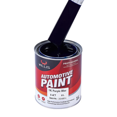 Willis 1K Auto Refinish Basecoat Solid Purple Blue Acrylic Resin Coating Putty Paint Automotive Coating da China