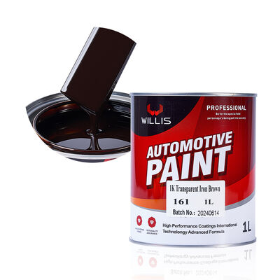 Tinta Automotiva de Resina Acrílica 1K Mais Vendida, Preço Baixo, Tom Metálico Marrom Ferro, Tinta de Reparo Automotivo com Aplicação por Spray, Diluente Verniz