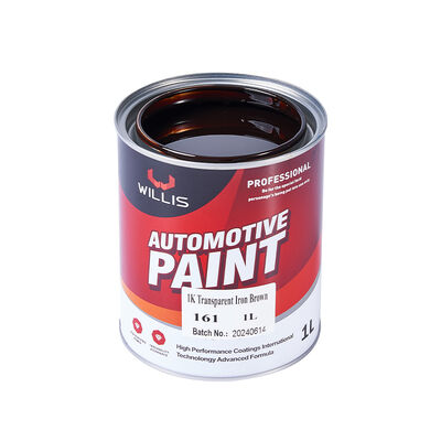 Tinta Automotiva de Resina Acrílica 1K Mais Vendida, Preço Baixo, Tom Metálico Marrom Ferro, Tinta de Reparo Automotivo com Aplicação por Spray, Diluente Verniz