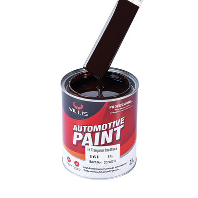 Tinta Automotiva de Resina Acrílica 1K Mais Vendida, Preço Baixo, Tom Metálico Marrom Ferro, Tinta de Reparo Automotivo com Aplicação por Spray, Diluente Verniz