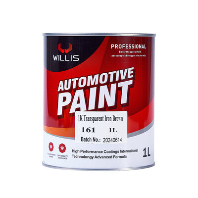 Tinta Automotiva de Resina Acrílica 1K Mais Vendida, Preço Baixo, Tom Metálico Marrom Ferro, Tinta de Reparo Automotivo com Aplicação por Spray, Diluente Verniz