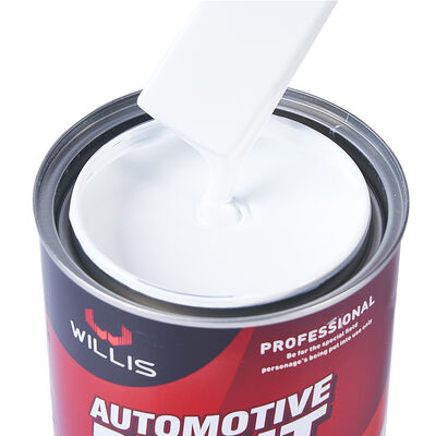 1K de alta qualidade de um componente branco automotivo topcoat de alta cobertura eficiente pintura de resina acrílica pulverizante diluidor de pintura de carro