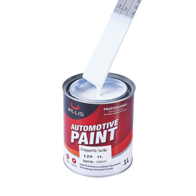 Tinta de reparação de automóveis de alta qualidade transparente branco 1K resina acrílica revestimento líquido para carro da fábrica de pintura automotiva