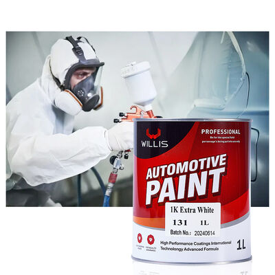 Preço Bom Extra Branco Base Automotiva Reparo de Carro Revestimento 1k Tinta Resina Acrílica com Diluente Tinta de Repintura Automotiva de Alta Qualidade