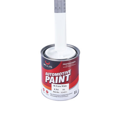 Preço Bom Extra Branco Base Automotiva Reparo de Carro Revestimento 1k Tinta Resina Acrílica com Diluente Tinta de Repintura Automotiva de Alta Qualidade