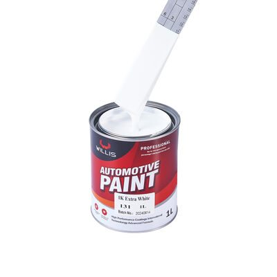 Preço Bom Extra Branco Base Automotiva Reparo de Carro Revestimento 1k Tinta Resina Acrílica com Diluente Tinta de Repintura Automotiva de Alta Qualidade