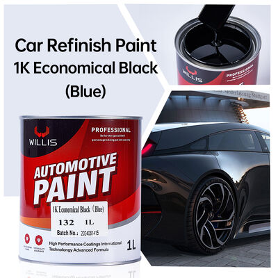 Venda Quente 1K Resina Acrílica Negra Econômica Pintura de Reparação de Carros Agulhador de Alto Desempenho e Revestimento Líquido para Carros