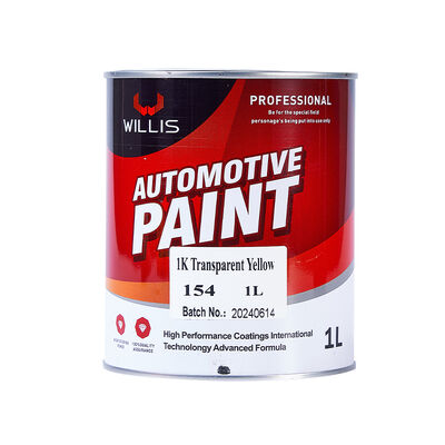 1K Basecoat Automotive Acrylic Painting Coating Liquid Spray-On Coating for Car Refinish Fabricado por fabricantes de tintas para automóveis