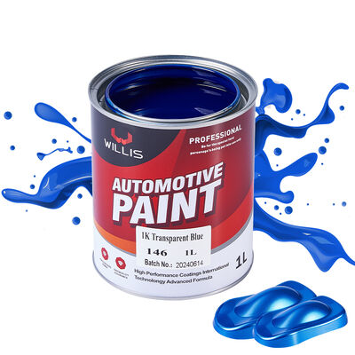 Pintura de pulverização de automóveis Cor sólida Automotivo Refinish Revestimento de resina acrílica Auto Refinish Paint
