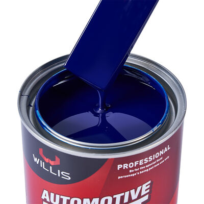 Pintura de pulverização de automóveis Cor sólida Automotivo Refinish Revestimento de resina acrílica Auto Refinish Paint
