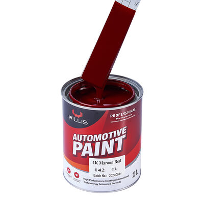 China Fornecedor de pintura de carro Restauração de secagem rápida 1k Maroon Red Car Repair & Refinish Paint Thinner