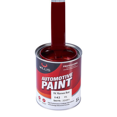 China Fornecedor de pintura de carro Restauração de secagem rápida 1k Maroon Red Car Repair & Refinish Paint Thinner