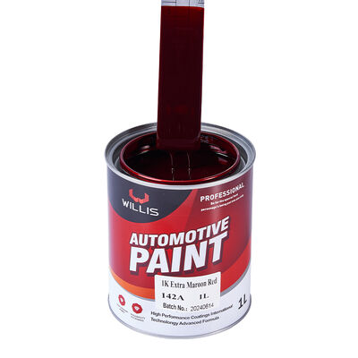 Pintura de proteção de automóveis de alta qualidade 1k Extra Marrom Vermelho Pintura de acabamento de automóveis Pintura de automóveis
