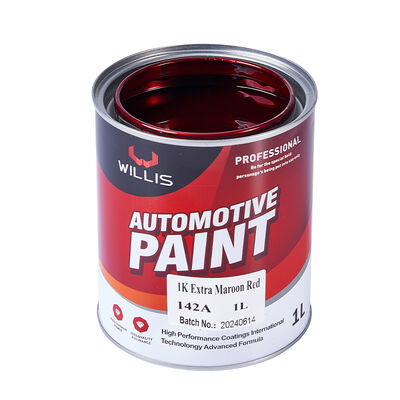 Pintura de proteção de automóveis de alta qualidade 1k Extra Marrom Vermelho Pintura de acabamento de automóveis Pintura de automóveis
