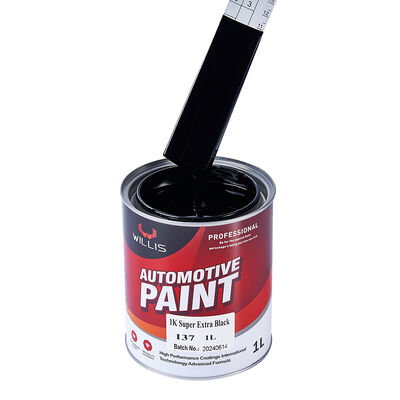 Super Extra Negro 1K Proteção de Pintura de Carro Revestimento de Cor de Alto Desempenho Refinar para Aplicação de Spray
