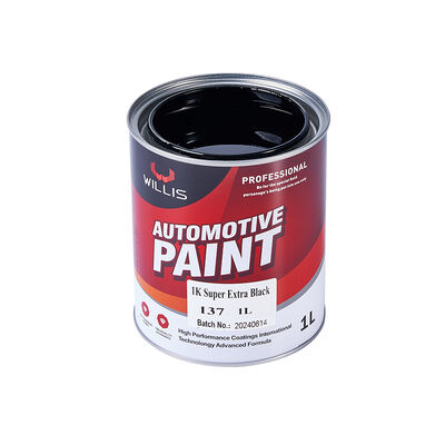 Super Extra Negro 1K Proteção de Pintura de Carro Revestimento de Cor de Alto Desempenho Refinar para Aplicação de Spray
