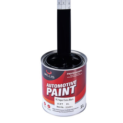Super Extra Negro 1K Proteção de Pintura de Carro Revestimento de Cor de Alto Desempenho Refinar para Aplicação de Spray
