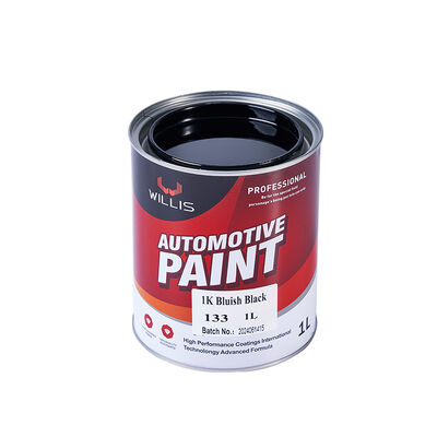 1k Acrílico Azulado Negro Car Refinish Paint Decorative Body Filler e Repair Coating