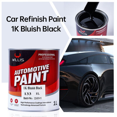 1k Acrílico Azulado Negro Car Refinish Paint Decorative Body Filler e Repair Coating
