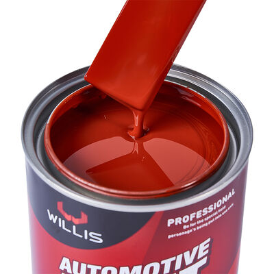 1K Ferro Vermelho Car Spray Paint Um Componente Resina Acrílica Líquido Automotivo Refinish Paint Cor Sólida 1K Color Paint China
