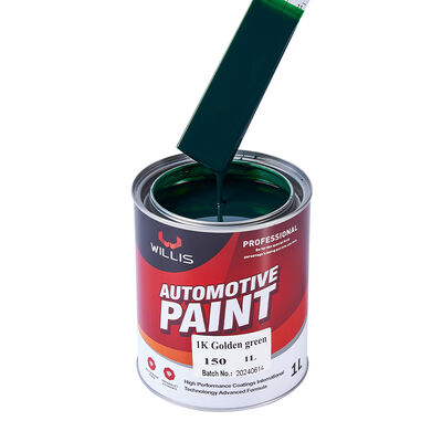 1K Vermelho Dourado Car Spray Paint Um Componente Resina Acrílica Líquido Automotivo Refinish Paint Cor Sólida 1K Color Paint China