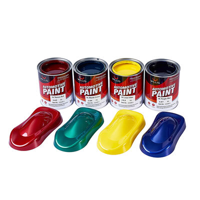 1K Vermelho Dourado Car Spray Paint Um Componente Resina Acrílica Líquido Automotivo Refinish Paint Cor Sólida 1K Color Paint China