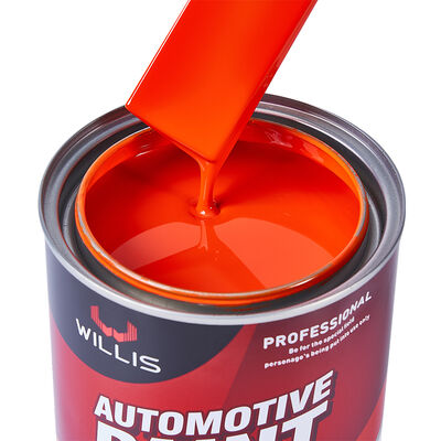 Willis 1k laranja tinta spray para carro, um componente, repintura automotiva, resina acrílica, revestimento líquido, cor sólida, 1k, pintura colorida china
