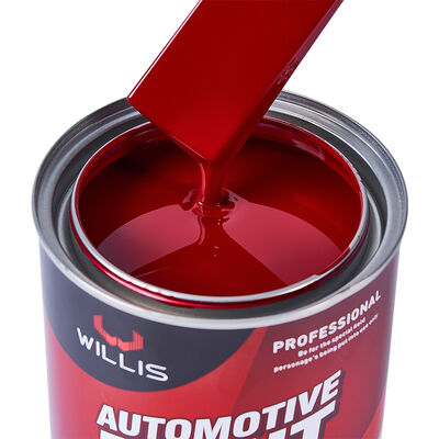 Base de tinta automotiva sólida de alta performance 1K, cor pura, fábrica de tintas automotivas com tons metálicos acrílicos para repintura automotiva
