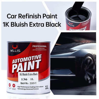 WILLIS 1K pintura de cor para carros revestido de plástico em 1K resina acrílica com extra preto Premium 1K pintura para revestimento de veículos pintura