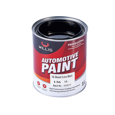 WILLIS 1K pintura de cor para carros revestido de plástico em 1K resina acrílica com extra preto Premium 1K pintura para revestimento de veículos pintura
