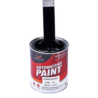 WILLIS 1K pintura de cor para carros revestido de plástico em 1K resina acrílica com extra preto Premium 1K pintura para revestimento de veículos pintura