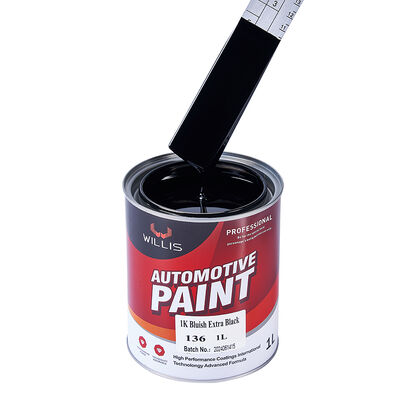 WILLIS 1K pintura de cor para carros revestido de plástico em 1K resina acrílica com extra preto Premium 1K pintura para revestimento de veículos pintura