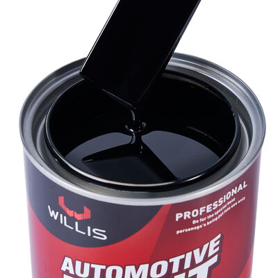 WILLIS 1K pintura de cor para carros revestido de plástico em 1K resina acrílica com extra preto Premium 1K pintura para revestimento de veículos pintura