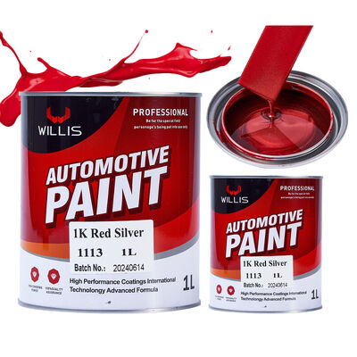 Automotive Repair 1K Silver Paint Factory Supply Automotive Thinner One Component Acrylic Resin Liquid Coating Plastic Coating