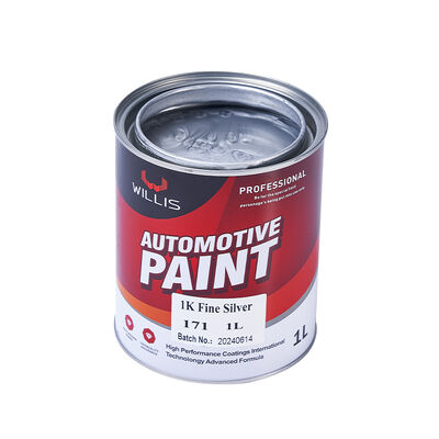 China Customizable 1K Silver Liquid Coating Ultra-Low Priced Acrylic Resin Car Paint Varnish Multiple Colors Spray Application