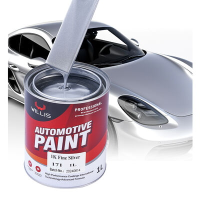 China Customizable 1K Silver Car Paint Ultra-Low Priced Acrylic Resin Metal Repair Coating Multiple Colors for Car Spraying