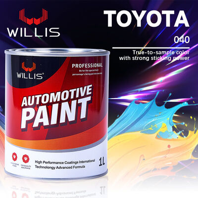 Cor personalizável Alto brilho Secagem rápida 2K Tinta sólida para automóvel Refinar e Car Touch Up