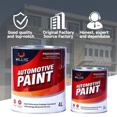 Cor personalizável Alto brilho Secagem rápida 2K Tinta sólida para automóvel Refinar e Car Touch Up